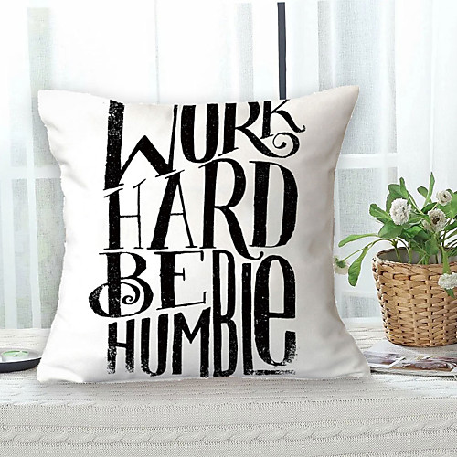 

Slogan Double Side Cushion Cover 1PC Soft Decorative Square Throw Pillow Cover Cushion Case Pillowcase for Bedroom Livingroom Superior Quality Machine Washable Outdoor Cushion for Sofa Couch Bed Chair