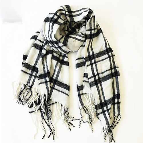 

Men's Rectangle Scarf Daily Wear As Per Picture Scarf Lattice