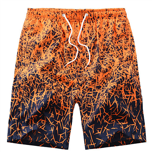 

Men's Casual Casual Daily Shorts Pants Graphic Short Blue Green Orange Black