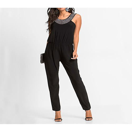 

Women's Casual Sexy 2021 Blue Red Wine Black Jumpsuit Solid Color