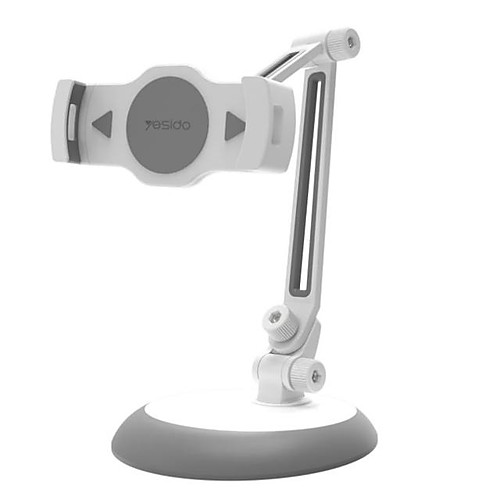 

Phone Holder Stand Mount Desk Foldable Adjustable Stand Phone Holder Buckle Type Adjustable 360°Rotation Silicone Aluminum Alloy ABS Phone Accessory iPhone 12 11 Pro Xs Xs Max Xr X 8 Samsung Glaxy