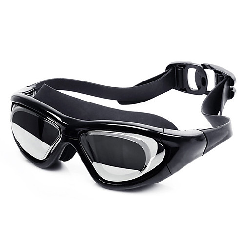 

Swimming Goggles Waterproof Anti-Fog Shatter-proof Adjustable Size Mirror Prescription For Adults' Silica Gel PC Gray