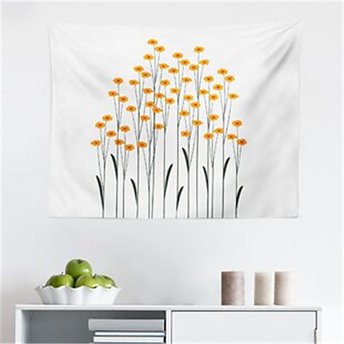 

Floral Wall Tapestry Art Decor Blanket Curtain Hanging Home Bedroom Living Room Decoration Polyester