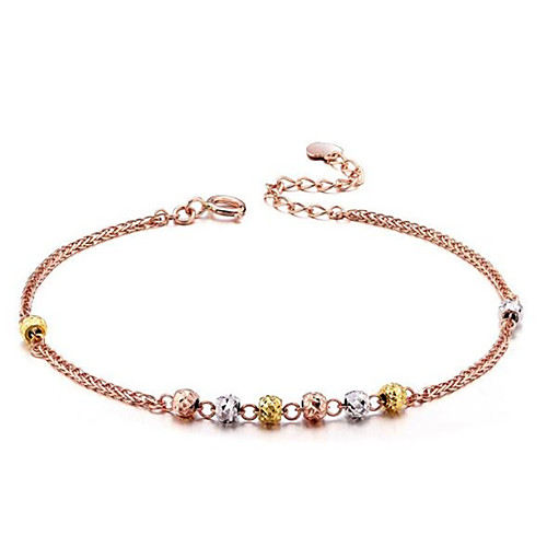 

Women's Chain Bracelet Bracelet Hollow Out Lucky Fashion 18K Gold Plated Bracelet Jewelry Gold For Christmas Party Evening Gift Date Festival