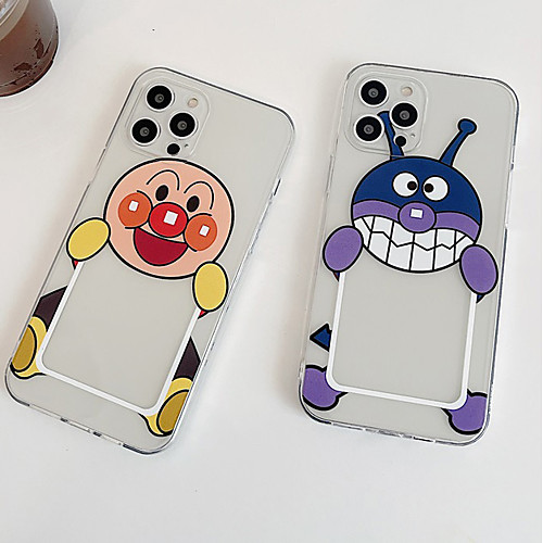 

Phone Case For Apple Back Cover iPhone 12 Pro Max 11 SE 2020 X XR XS Max 8 7 Shockproof Dustproof Graphic Transparent TPU