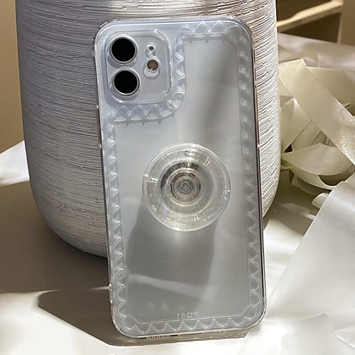 

Phone Case For Apple Back Cover iPhone 12 Pro Max 11 SE 2020 X XR XS Max 8 7 Shockproof Dustproof with Stand Transparent TPU
