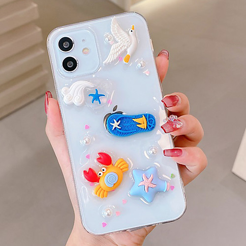 

Phone Case For Apple Back Cover iPhone 12 Pro Max 11 SE 2020 X XR XS Max 8 7 Shockproof Dustproof Cartoon TPU