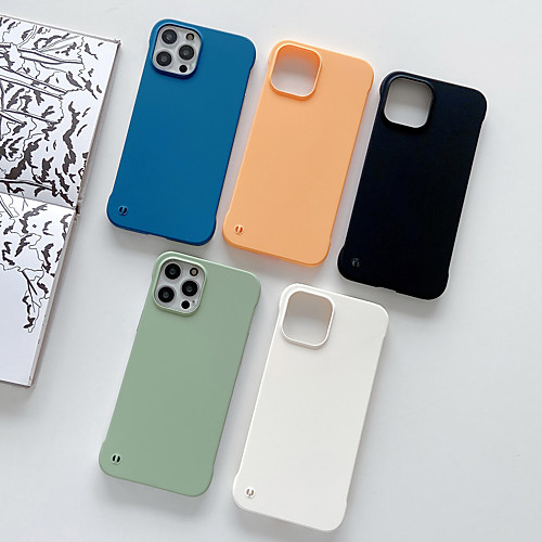 

Phone Case For Apple Back Cover iPhone 12 Pro Max 11 SE 2020 X XR XS Max 8 7 6 Shockproof Dustproof Solid Colored TPU