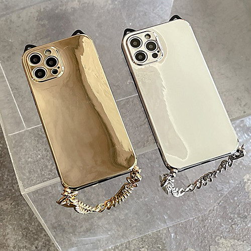 

Phone Case For Apple Back Cover iPhone 12 Pro Max 11 SE 2020 X XR XS Max 8 7 Shockproof Dustproof Solid Colored TPU