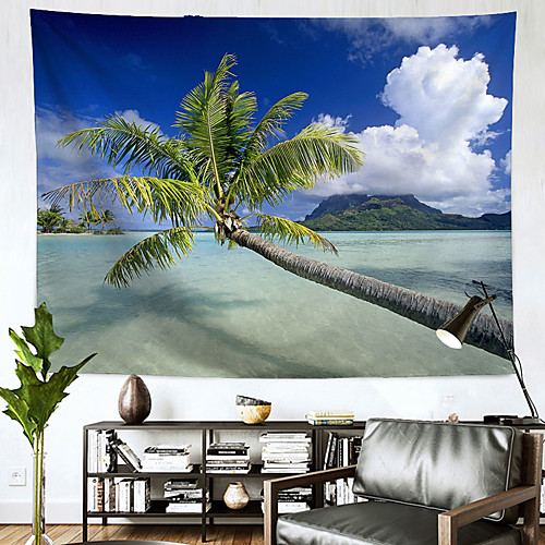 

Landscape Wall Tapestry Art Decor Blanket Curtain Hanging Home Bedroom Living Room Decoration Ocean