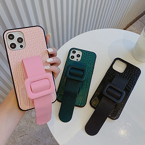 

Phone Case For Apple Back Cover iPhone 12 Pro Max 11 SE 2020 X XR XS Max 8 7 6 Shockproof Dustproof Solid Colored PU Leather TPU