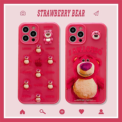 

Phone Case For Apple Back Cover iPhone 12 Pro Max 11 SE 2020 X XR XS Max 8 7 Shockproof Dustproof Cartoon TPU