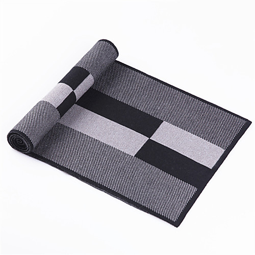 

Men's Rectangle Scarf Daily As Per Picture Scarf Lattice