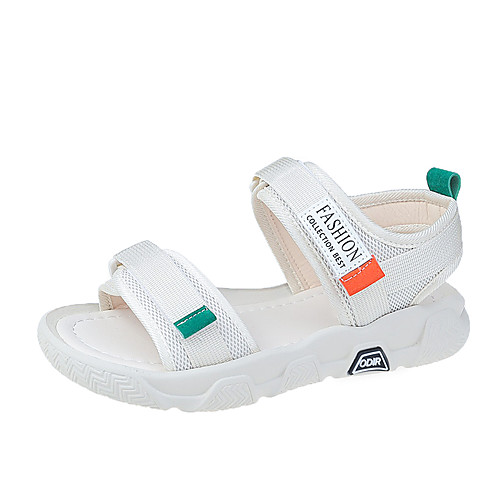 

Women's Sandals Flat Heel Open Toe Booties Ankle Boots Daily Work Mesh Solid Colored Black Beige