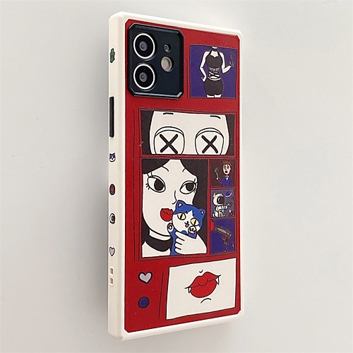 

Phone Case For Apple Back Cover iPhone 12 Pro Max 11 SE 2020 X XR XS Max 8 7 Shockproof Dustproof Cartoon TPU