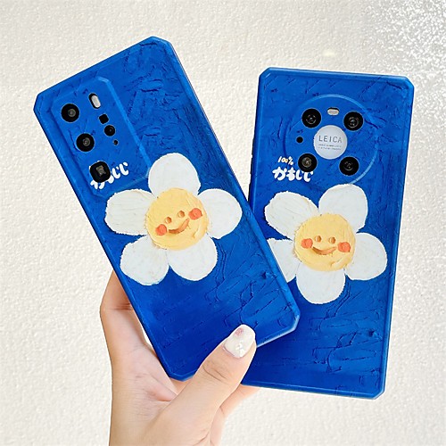 

Phone Case For Huawei Back Cover P40 P40 Pro P40 Pro Mate 40 Mate 40 Pro P30 P30 Pro Mate 30 Mate 30 Pro Honor 30 Shockproof Dustproof Cartoon Flower TPU