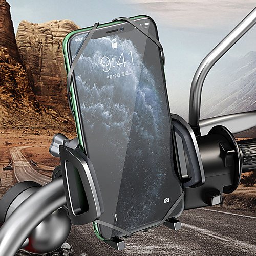 

WEKOME Phone Holder Stand Mount Bike Outdoor Bike & Motorcycle Phone Mount Adjustable 360°Rotation Polycarbonate Rubber ABS Phone Accessory iPhone 12 11 Pro Xs Xs Max Xr X 8 Samsung Glaxy S21 S20