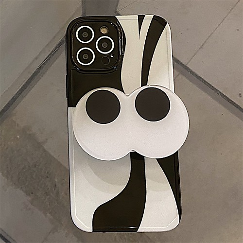 

Phone Case For Apple Back Cover iPhone 12 Pro Max 11 SE 2020 X XR XS Max 8 7 Shockproof Dustproof with Stand Geometric Pattern TPU