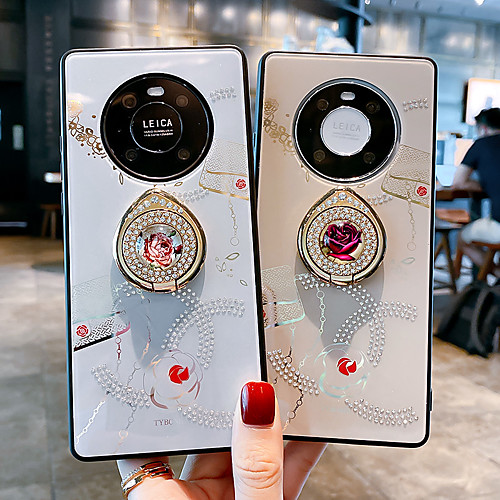 

Phone Case For Huawei Back Cover Nova 8 Pro Nova 8 P40 P40 Pro Mate 40 Mate 40 Pro P30 P30 Pro Nova 7 5G Mate 30 Shockproof Dustproof Geometric Pattern Glitter Shine TPU