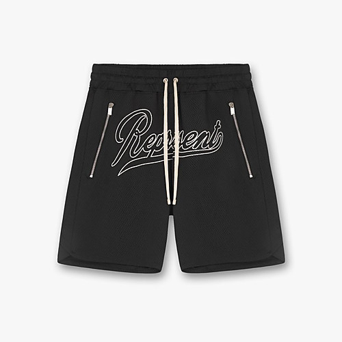 

Men's Casual / Sporty Sports Outdoor Sports Casual Sports Sweatpants Shorts Pants Letter Short Print Blue Black