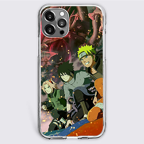 

Naruto Cartoon Characters Phone Case For Apple iPhone 12 Pro Max 11 SE 2020 X XR XS Max 8 7 6 Unique Design Protective Case Shockproof Dustproof Back Cover TPU