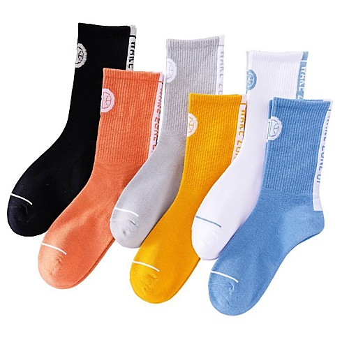 

Men's Socks Mixed Color / Sports and Outdoors Socks Medium Athleisure Blue 1 Pair