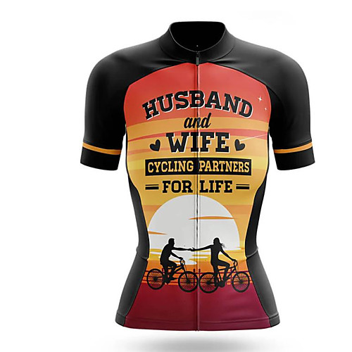 

21Grams Women's Short Sleeve Cycling Jersey Summer Spandex Polyester Black Bike Jersey Top Mountain Bike MTB Road Bike Cycling Quick Dry Moisture Wicking Breathable Sports Clothing Apparel / Stretchy