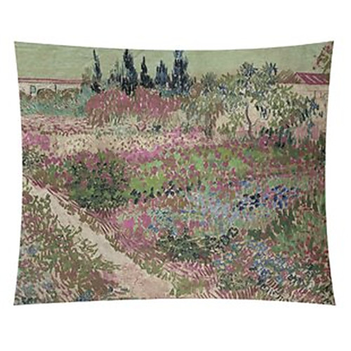 

Oil Painting Style Wall Tapestry Art Decor Blanket Curtain Hanging Home Bedroom Living Room Decoration