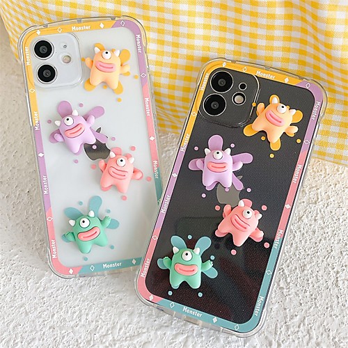 

Phone Case For Apple Back Cover iPhone 12 Pro Max 11 SE 2020 X XR XS Max 8 7 Shockproof Dustproof Cartoon TPU