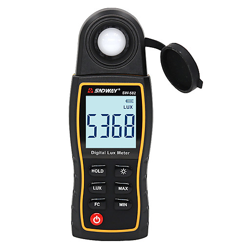 

SW582 Digital Light Meter Luxmeter Lux/FC Meters Luminometer Photometer light meter 0-199900Lux Digital illuminance meter