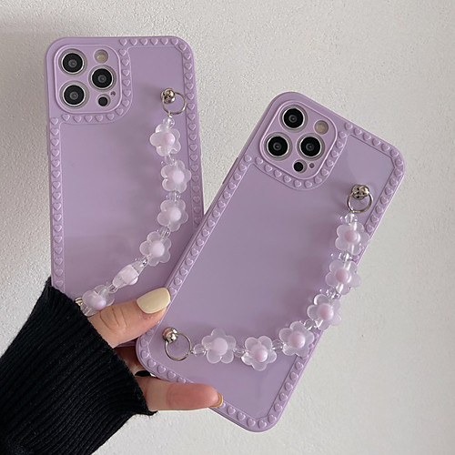 

Phone Case For Apple Back Cover iPhone 12 Pro Max 11 SE 2020 X XR XS Max 8 7 Shockproof Dustproof Solid Colored TPU