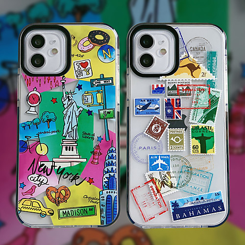 

Phone Case For Apple Back Cover iPhone 12 Pro Max 11 SE 2020 X XR XS Max 8 7 6 Shockproof Dustproof Graphic TPU