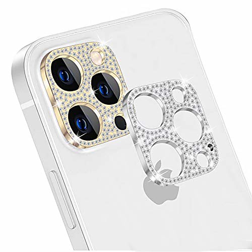 

Phone Screen Protector For Apple iPhone 12 iPhone 11 iPhone 12 Pro Max iPhone 11 Pro iPhone 11 Pro Max Titanium Alloy 2 pcs Diamond Camera Lens Protector Phone Accessory