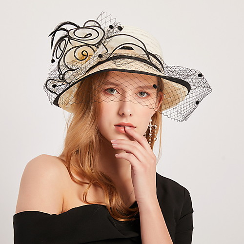 

Flower Style Lace Hats with Lace / Flower 1pc Casual / Holiday Headpiece