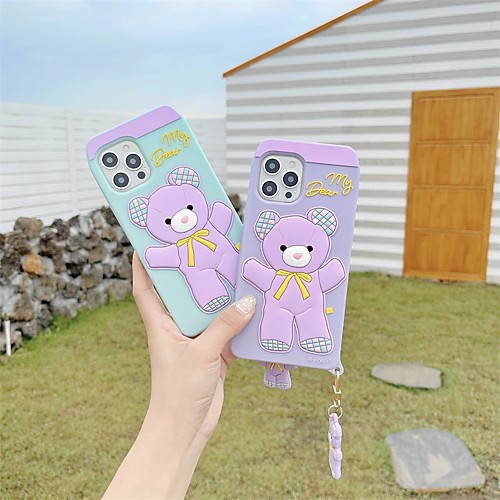 

Phone Case For Apple Back Cover iPhone 12 Pro Max 11 SE 2020 X XR XS Max 8 7 Shockproof Dustproof Cartoon TPU