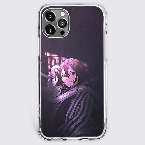 

Demon Slayer: Kimetsu no Yaiba Cartoon Characters Phone Case For Apple iPhone 12 Pro Max 11 SE 2020 X XR XS Max 8 7 iPhone 12 iPhone 11 Unique Design Protective Case Shockproof Dustproof Back Cover