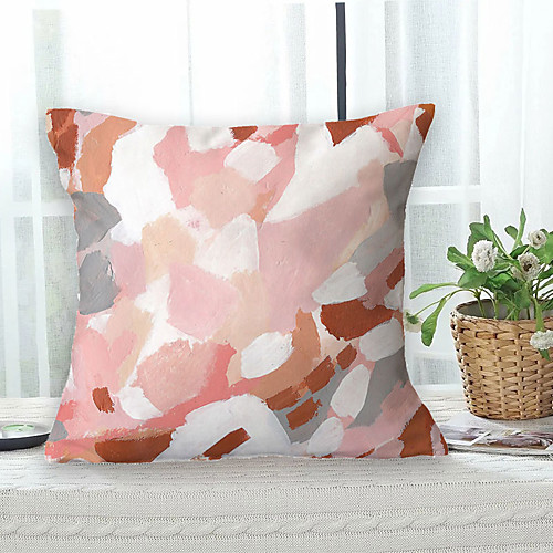 

Oil Painting Style Double Side Cushion Cover 1PC Soft Decorative Square Throw Pillow Cover Cushion Case Pillowcase for Bedroom Livingroom Superior Quality Machine Washable Outdoor Cushion for Sofa Couch Bed Chair