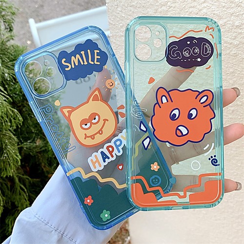 

Phone Case For Apple Back Cover iPhone 12 Pro Max 11 SE 2020 X XR XS Max iphone 7Plus / 8Plus Shockproof Dustproof Cartoon TPU