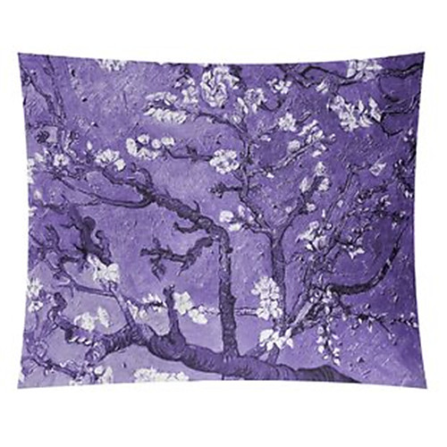 

Oil Painting Style Wall Tapestry Art Decor Blanket Curtain Hanging Home Bedroom Living Room Decoration Polyester