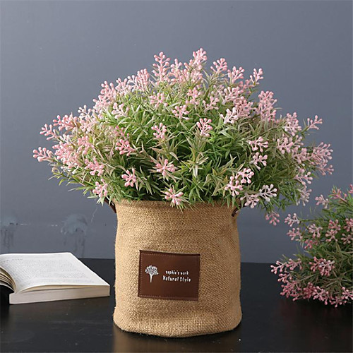 

38cm Simulation Of Seven Grains Of Grass Plant Bouquet Floral Arrangement Material Idyllic Style