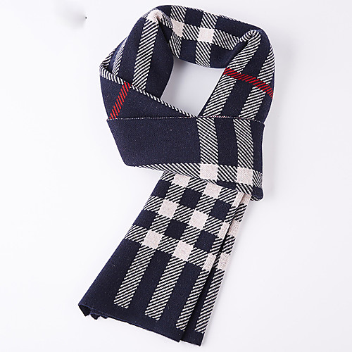 

Men's Rectangle Scarf Daily As Per Picture Scarf Lattice