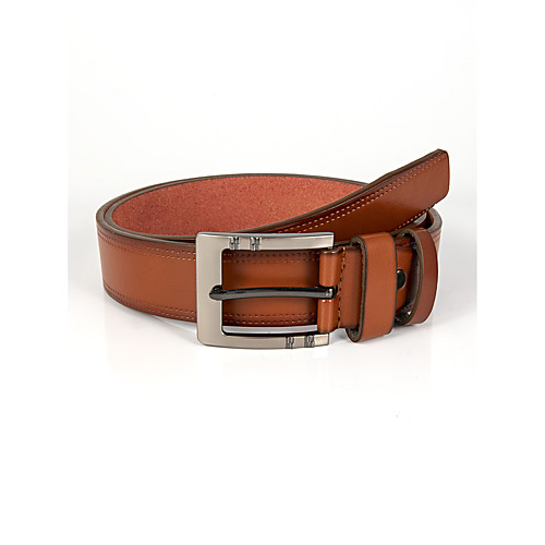 

Men's Waist Belt Festival Brown Belt Solid Color