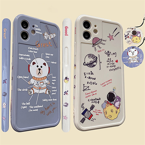 

Phone Case For Apple Back Cover iPhone 12 Pro Max 11 SE 2020 X XR XS Max 8 7 Shockproof Dustproof Cartoon TPU