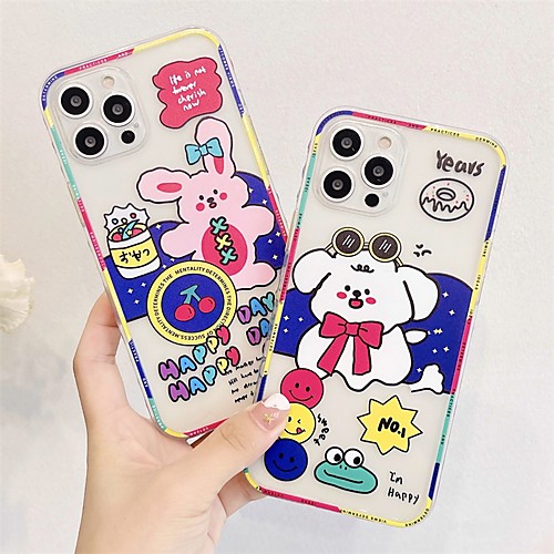 

Phone Case For Apple Back Cover iPhone 12 Pro Max 11 SE 2020 X XR XS Max 8 7 Shockproof Dustproof Cartoon TPU