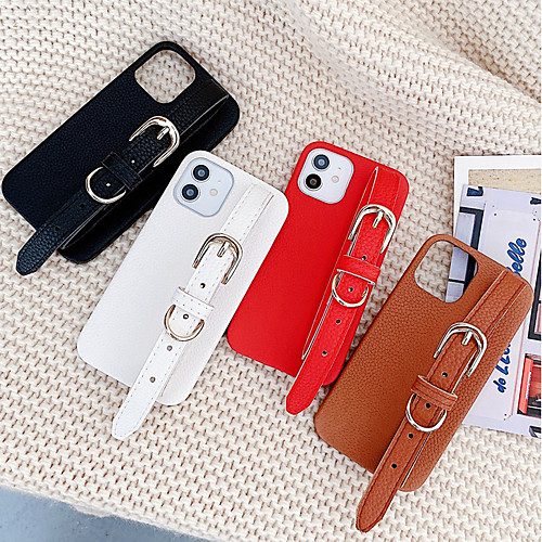 

Phone Case For Apple Back Cover iPhone 12 Pro Max 11 SE 2020 X XR XS Max 8 7 Shockproof Dustproof Solid Colored Oxford Cloth