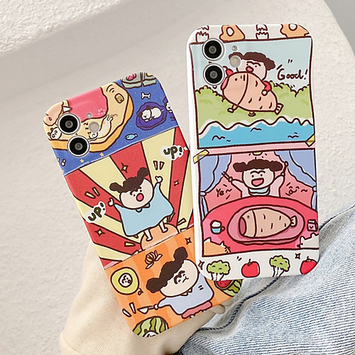 

Phone Case For Apple Back Cover iPhone 12 Pro Max 11 SE 2020 X XR XS Max 8 7 Shockproof Dustproof Graphic TPU
