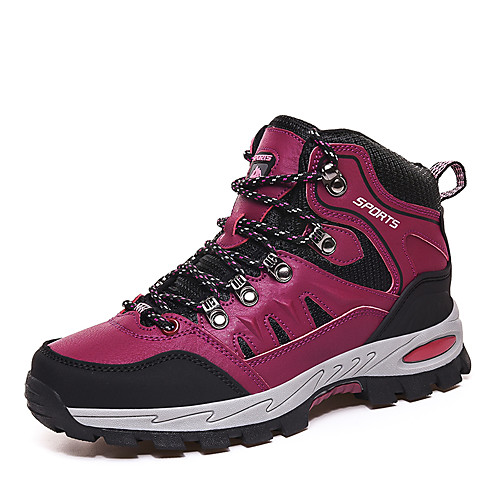 

Women's Trainers Athletic Shoes Flat Heel Round Toe Athletic Outdoor PU Solid Colored Peach Black