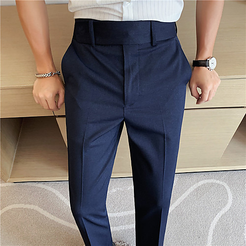 

Men's Party / Evening Suits 1 pcs Notch Standard Fit No Buttons Solid Colored Spandex