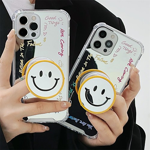 

Phone Case For Apple Back Cover iPhone 12 Pro Max 11 SE 2020 X XR XS Max 8 7 6 Shockproof Dustproof with Stand Cartoon TPU