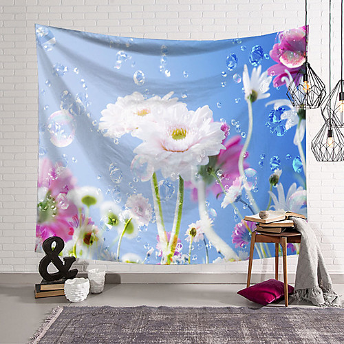 

Flower Portrait Wall Tapestry Art Decor Blanket Curtain Hanging Home Bedroom Living Room Decoration